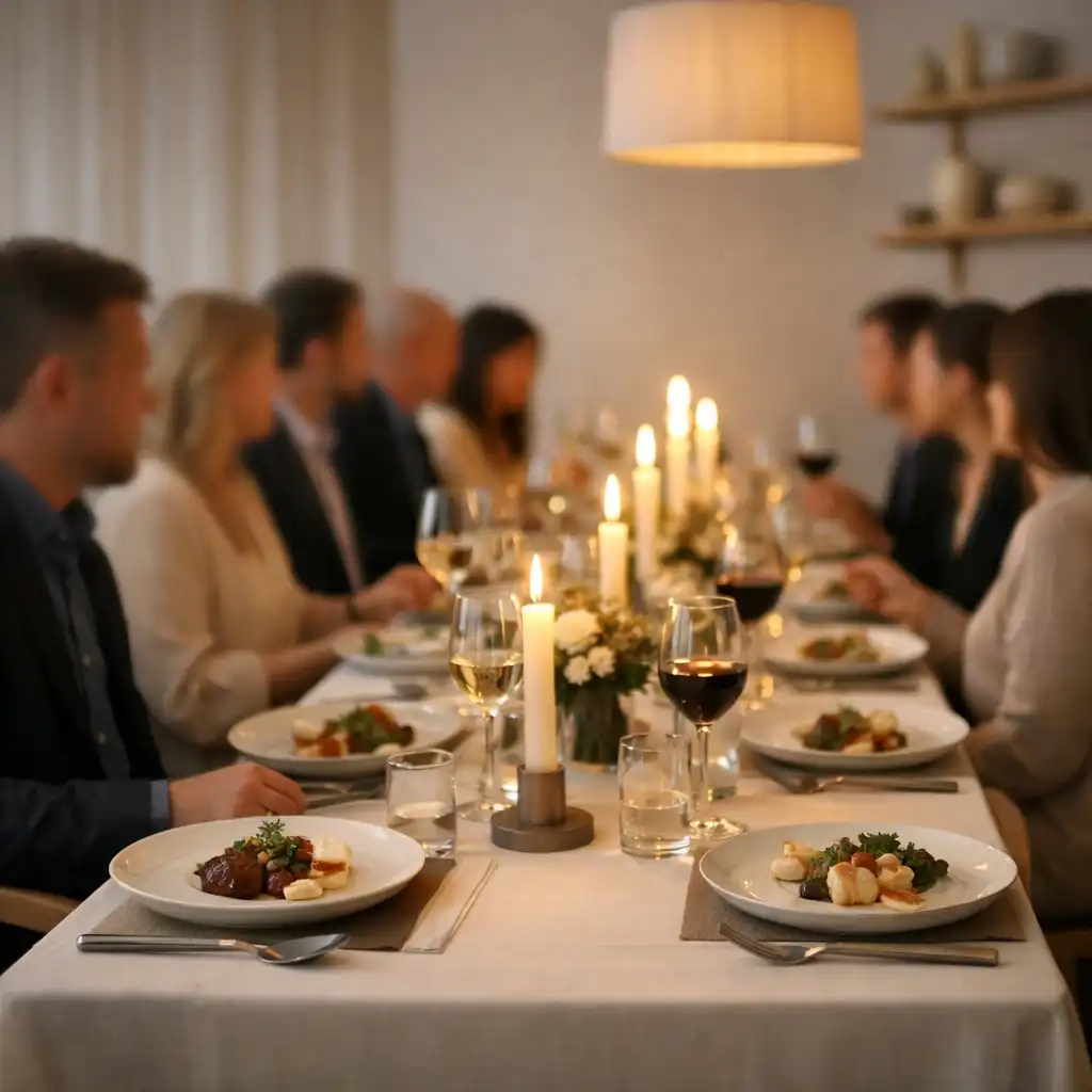 Eleganckie wydarzenie w restauracji