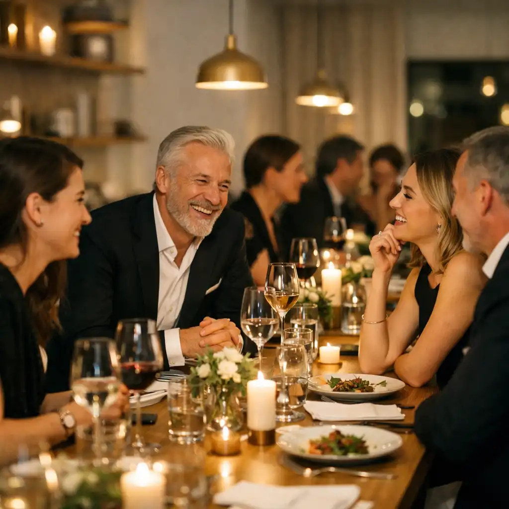Ekskluzywne wydarzenie w restauracji